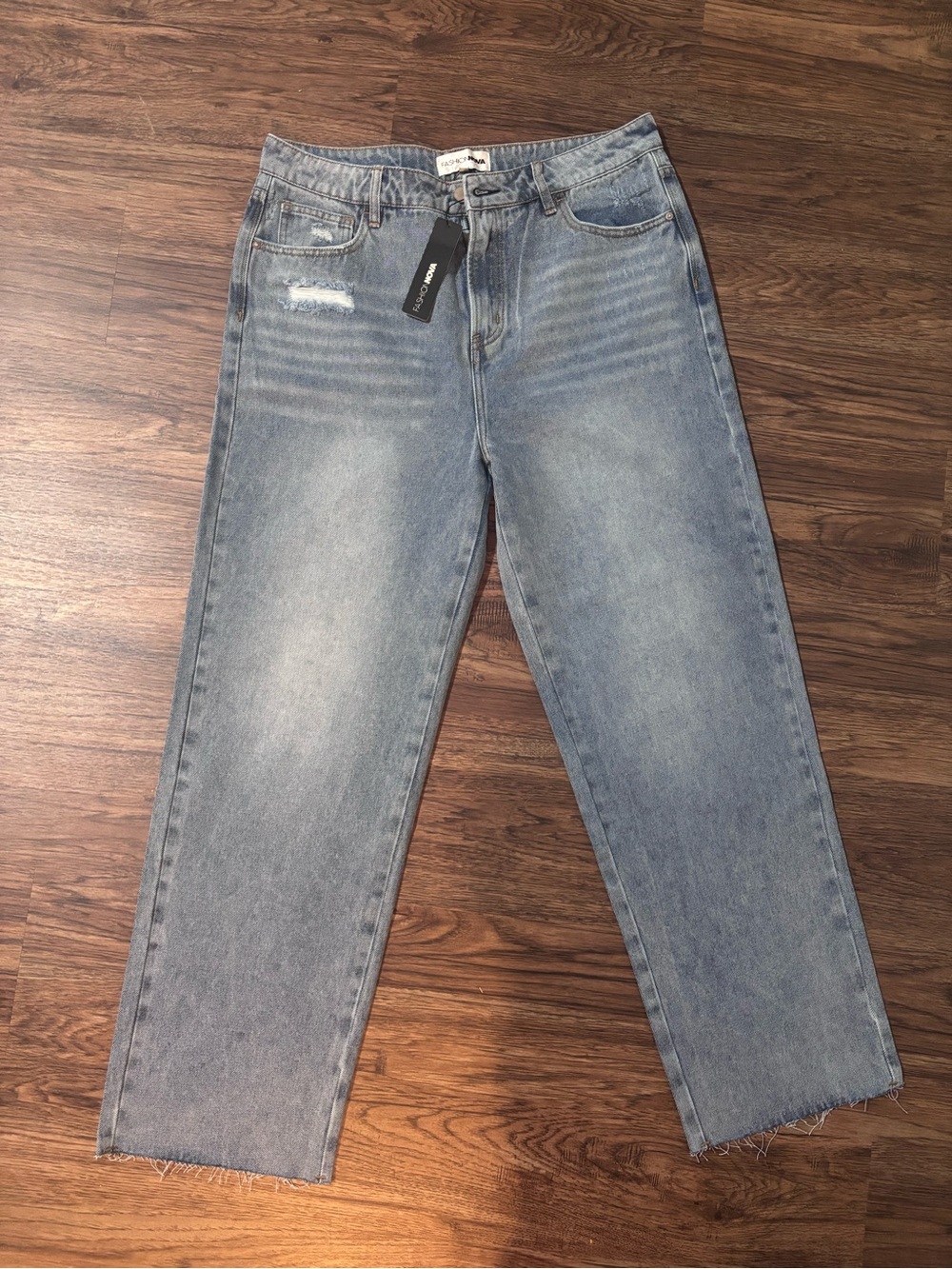 Light Blue Women’s Straight-Leg Jeans